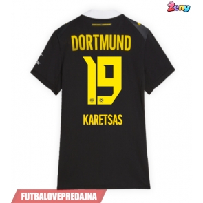 Lacne Ženy Futbalové dres Borussia Dortmund Konstantinos Karetsas #19 2026-27 Krátky Rukáv - Preč
